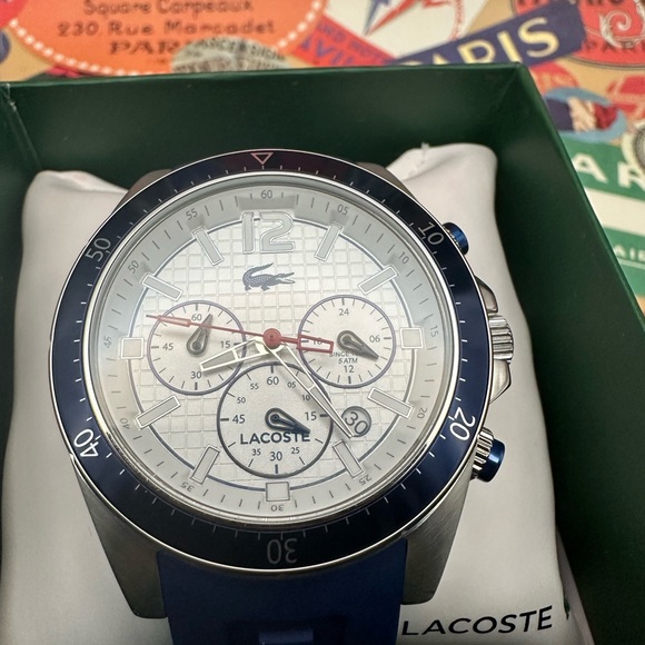 Lacoste Men's Blue Chronograph Watch